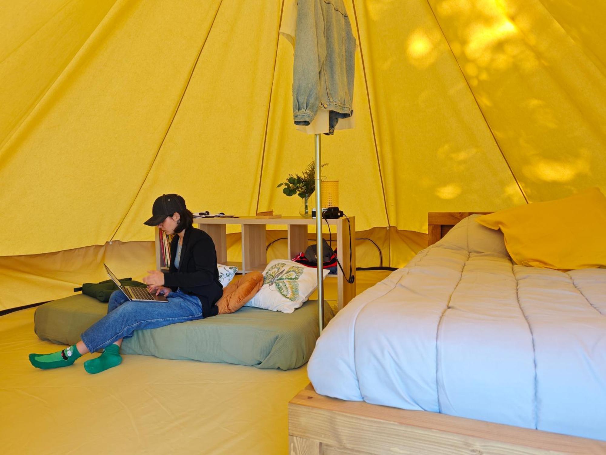 Camping Le Val Aux Fees - Broceliande Concoret Δωμάτιο φωτογραφία